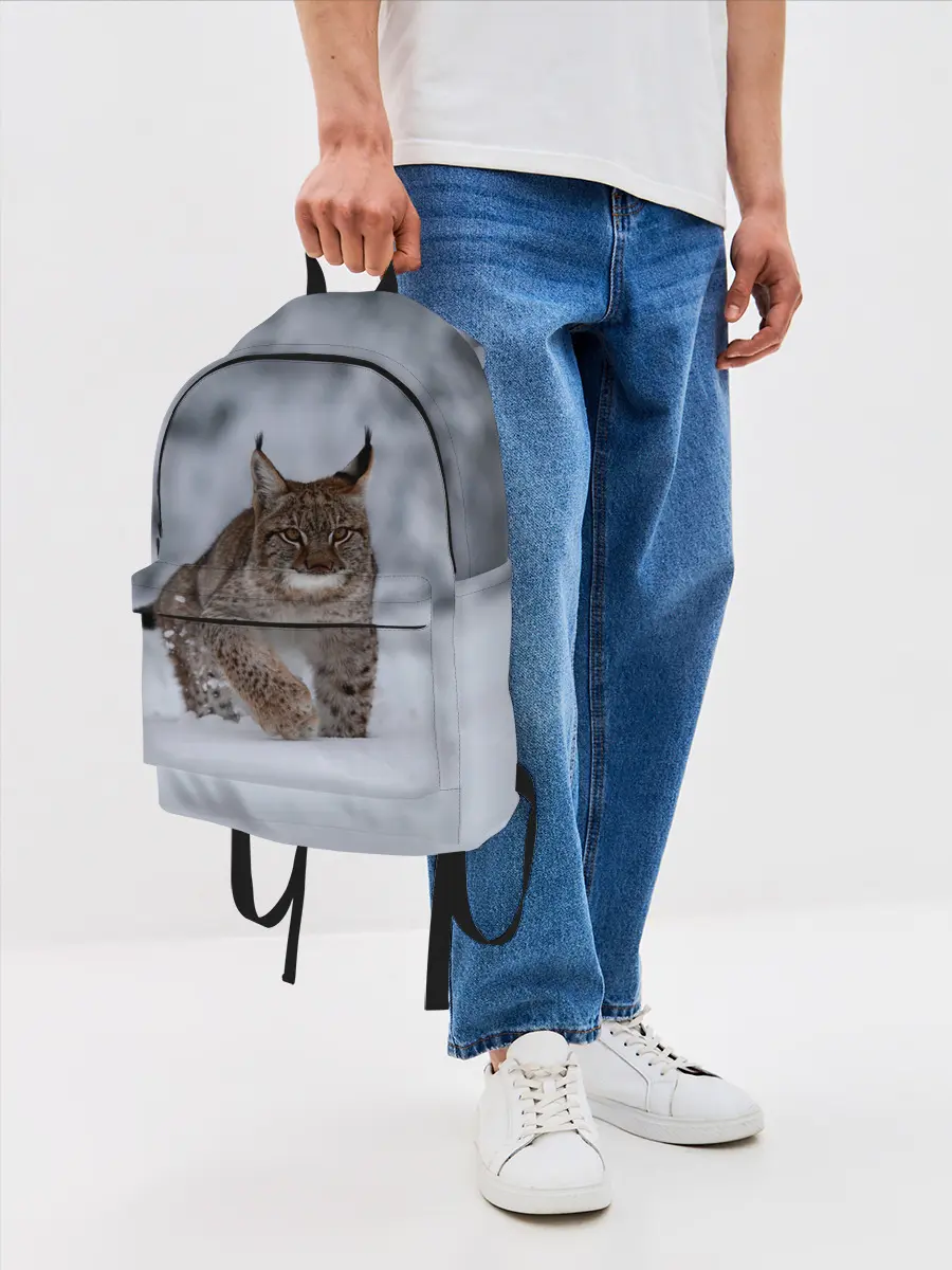 Рюкзак джинсовый / Рысь