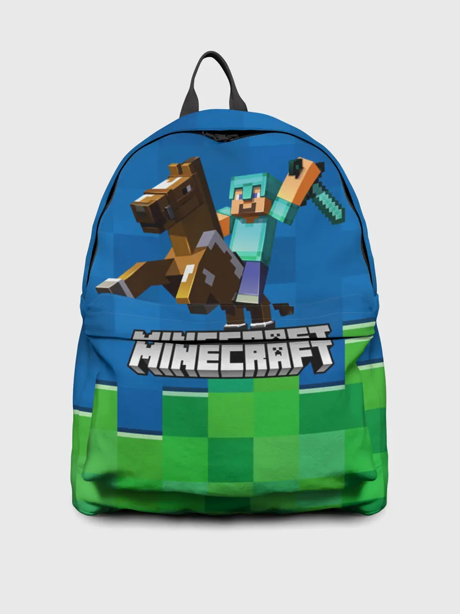 Рюкзак джинсовый / Minecraft / Майнкрафт