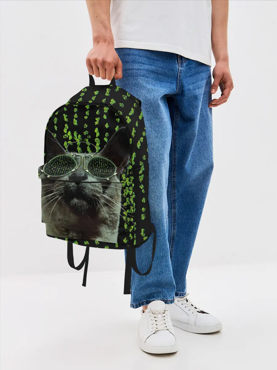 Рюкзак джинсовый / КОТ