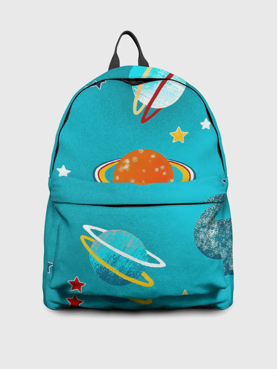 Рюкзак джинсовый / Необычные планеты