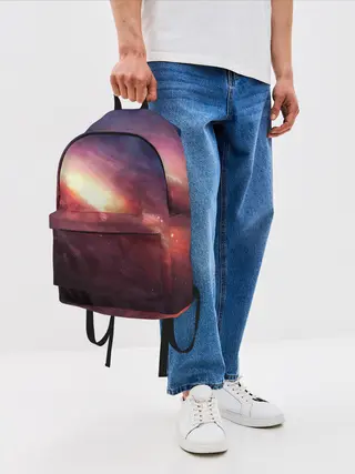 Рюкзак джинсовый / Космос