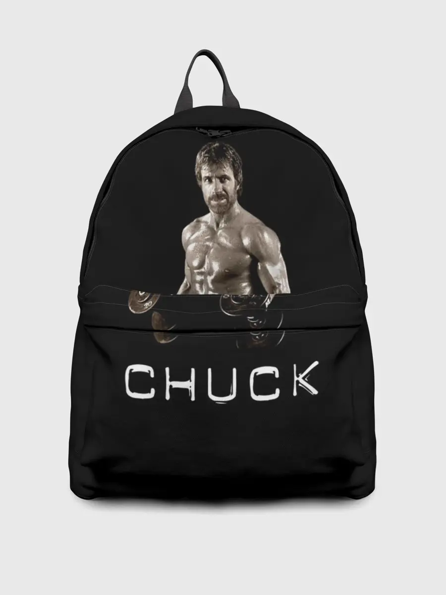 Рюкзак джинсовый / Чак Норис