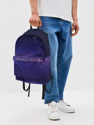Рюкзак джинсовый / Космос