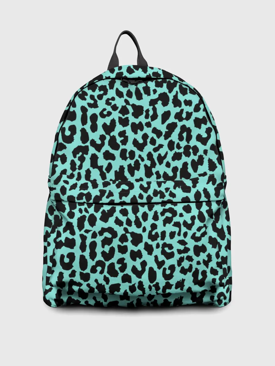 Рюкзак джинсовый / ЛАЗУРНЫЙ ЛЕОПАРД