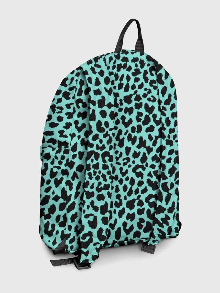 Рюкзак джинсовый / ЛАЗУРНЫЙ ЛЕОПАРД