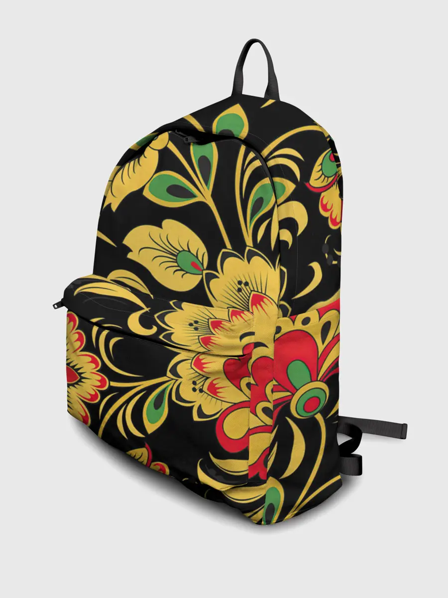 Рюкзак джинсовый / Хохлома