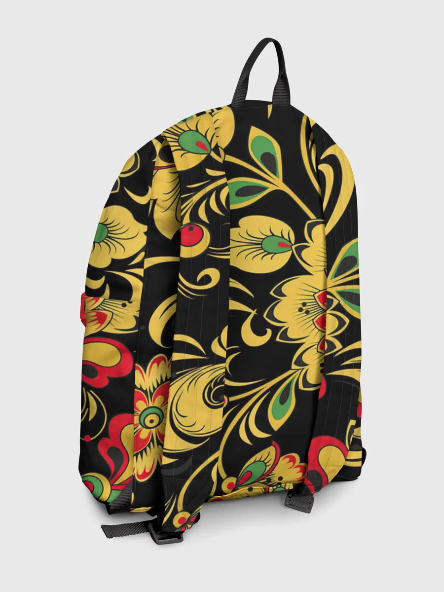 Рюкзак джинсовый / Хохлома