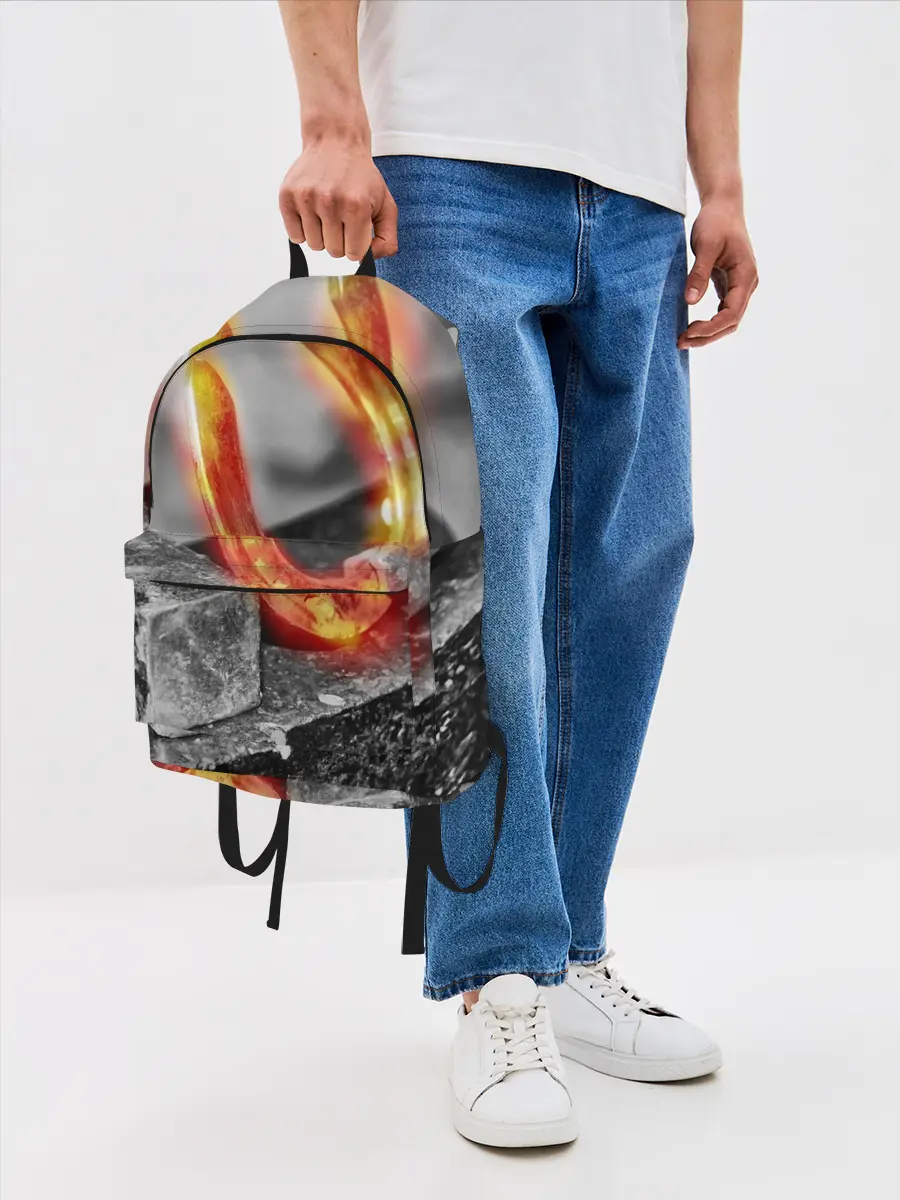 Рюкзак джинсовый / Подкова