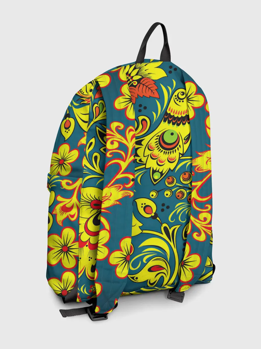 Рюкзак джинсовый / Хохлома