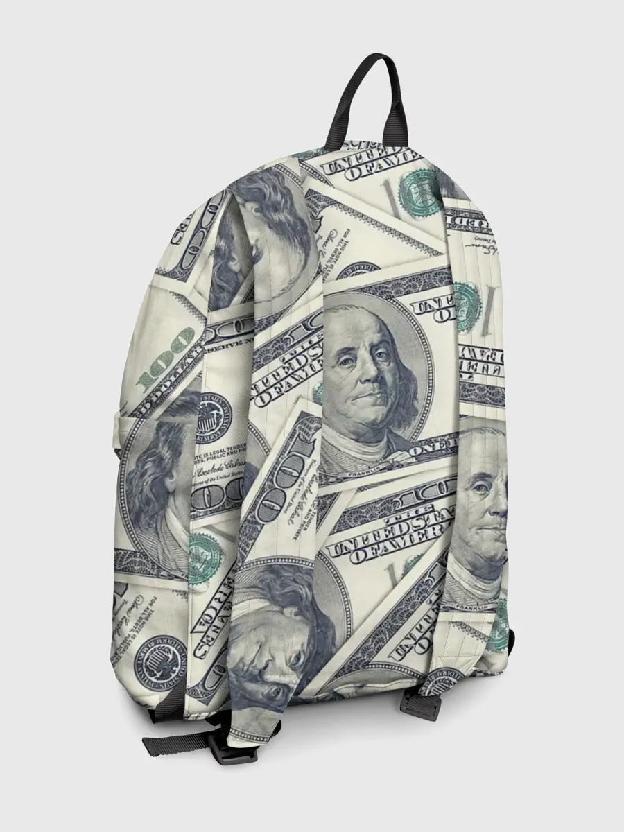 Рюкзак джинсовый / Доллары