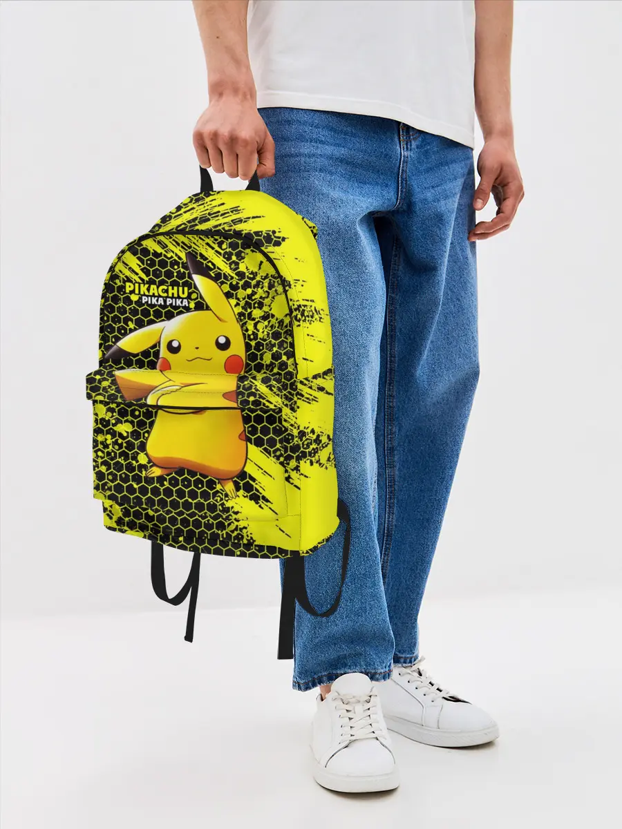 Рюкзак джинсовый / Pikachu Pika Pika