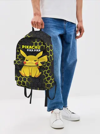 Рюкзак джинсовый / Pikachu Pika Pika