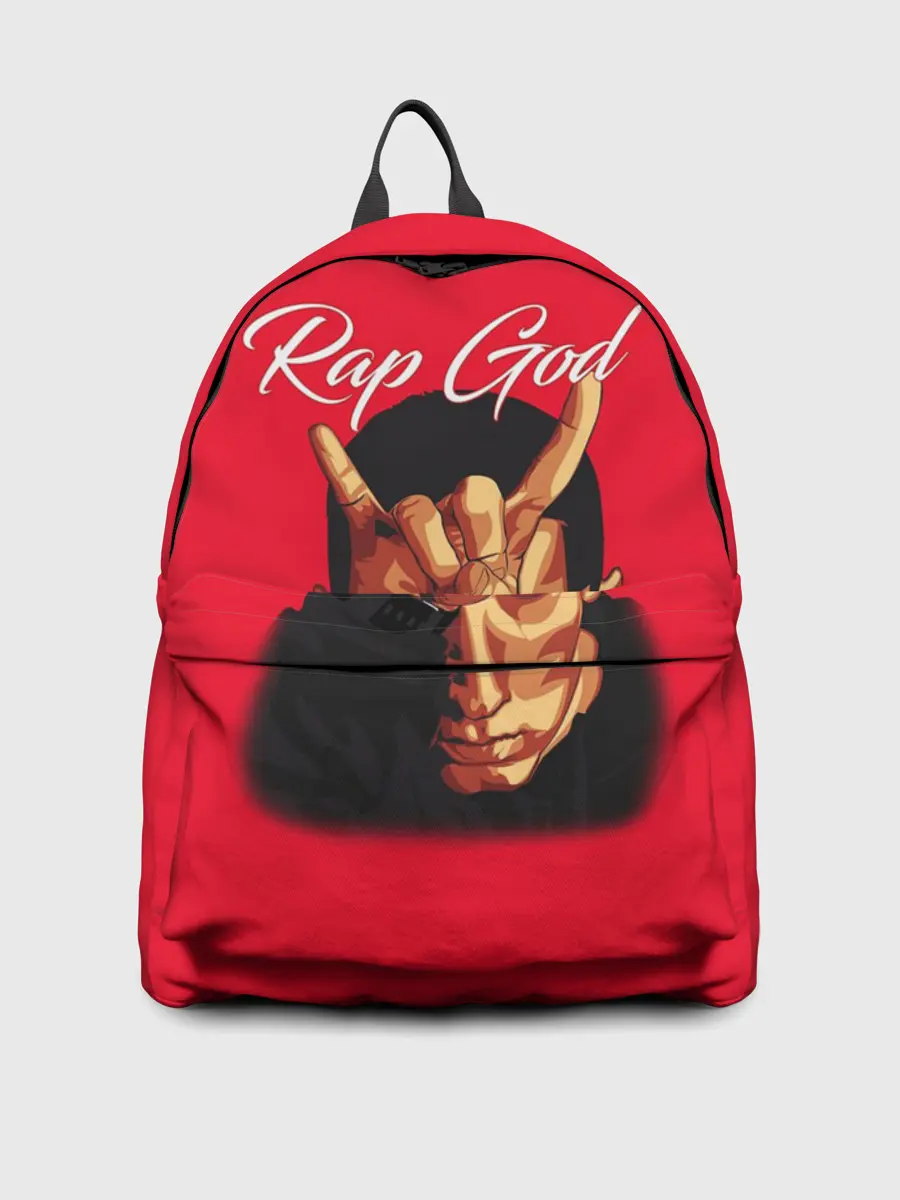 Рюкзак джинсовый / EMINEM RAP GOD