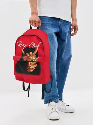 Рюкзак джинсовый / EMINEM RAP GOD