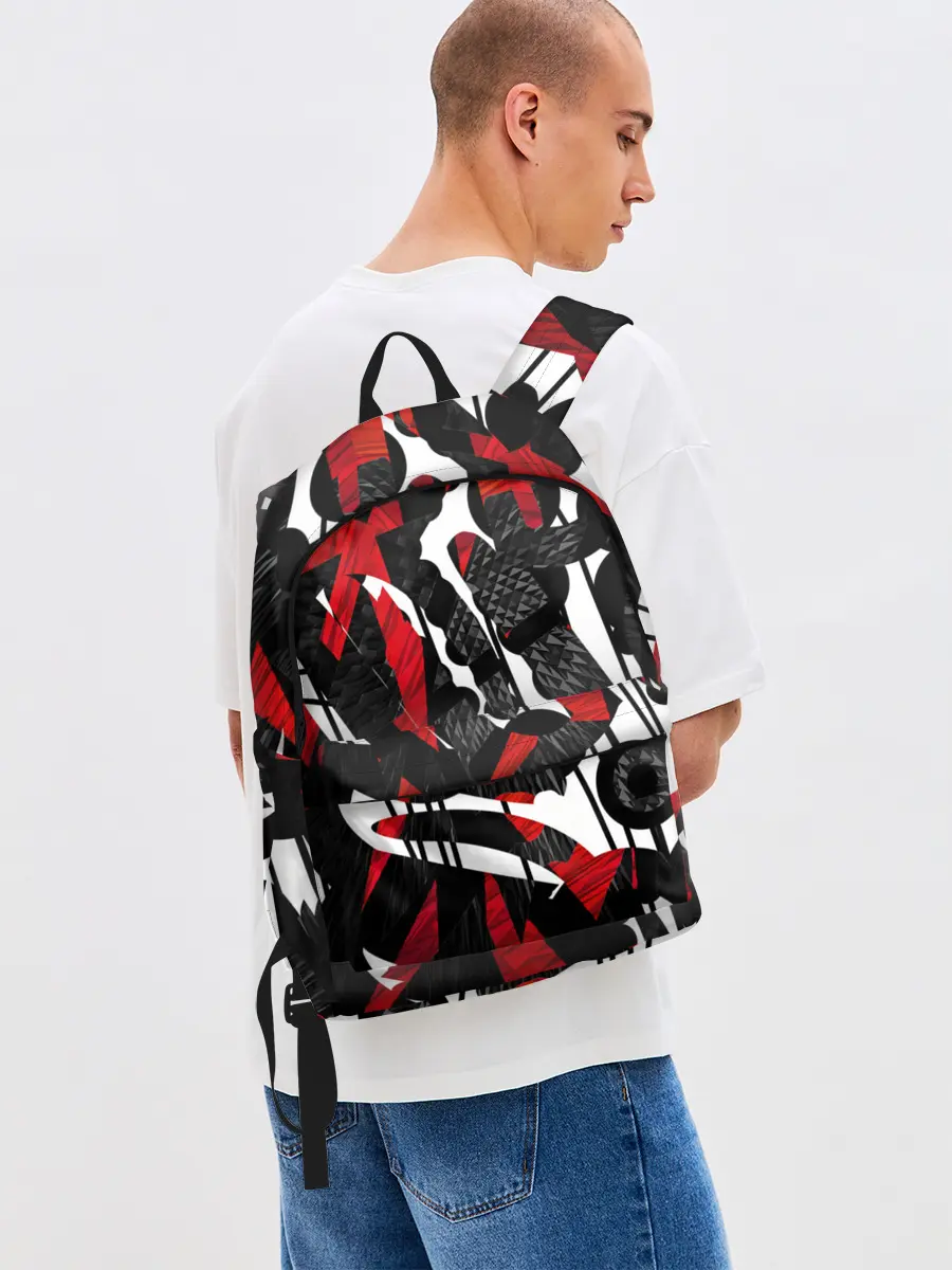 Рюкзак джинсовый / Abstract art