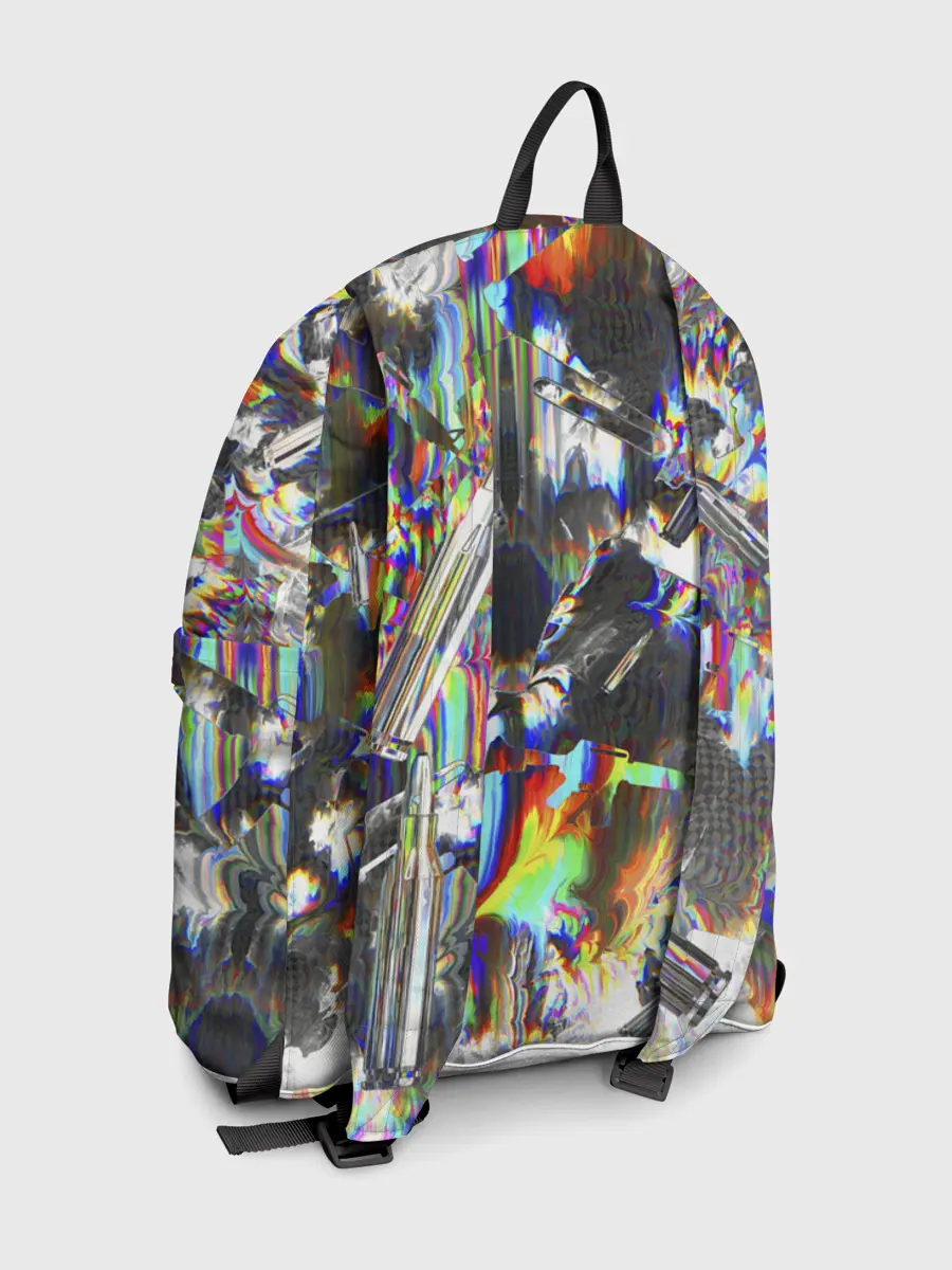 Рюкзак джинсовый / Gasoline stains abstraction