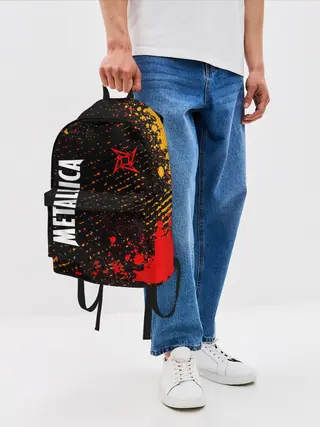 Рюкзак джинсовый / METALLICA / МЕТАЛЛИКА