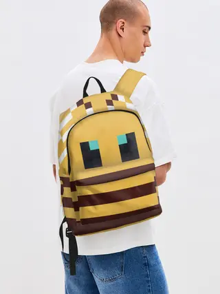 Рюкзак джинсовый / Minecraft Bee
