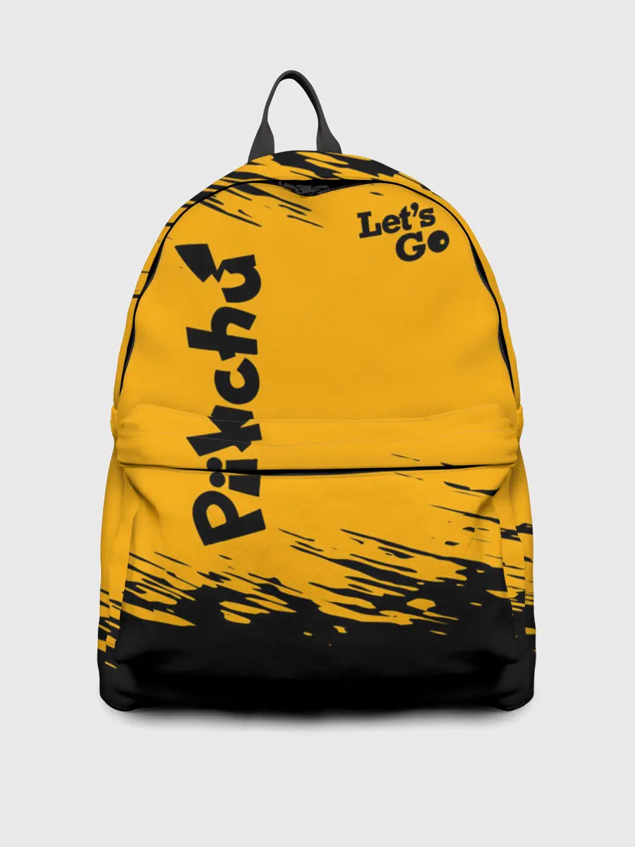 Рюкзак джинсовый / Pikachu black&yellow