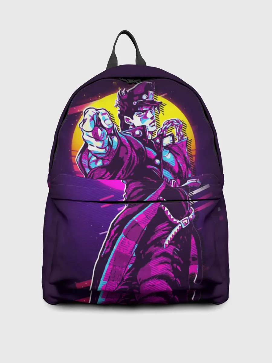 Рюкзак джинсовый / Дзётаро указывает смазанный