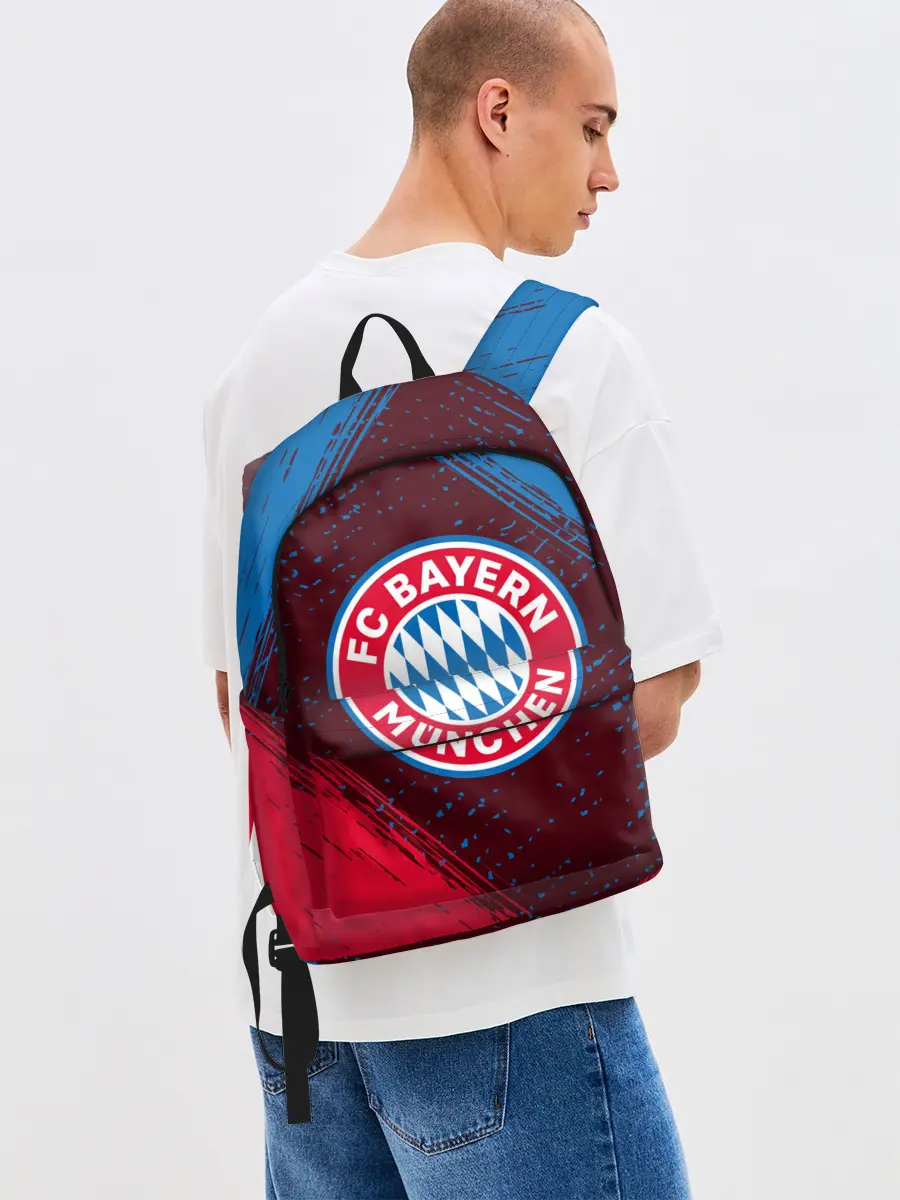Рюкзак джинсовый / FC BAYERN / БАВАРИЯ