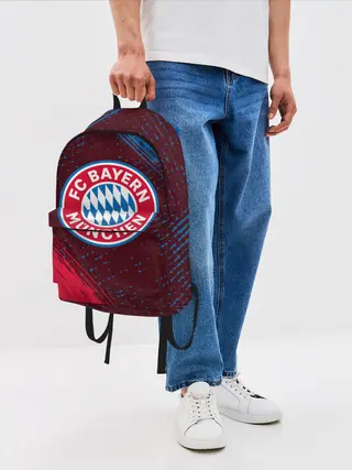 Рюкзак джинсовый / FC BAYERN / БАВАРИЯ
