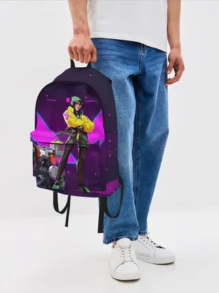 Рюкзак джинсовый / Valorant