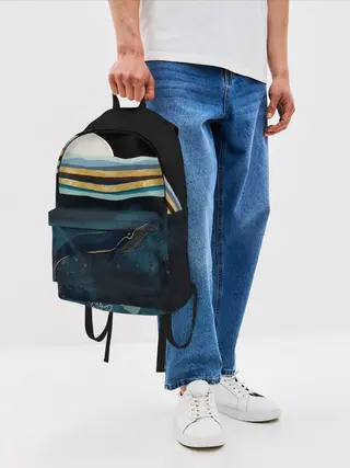 Рюкзак джинсовый / Кит