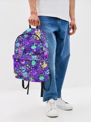 Рюкзак джинсовый / Сумеречные монстрики