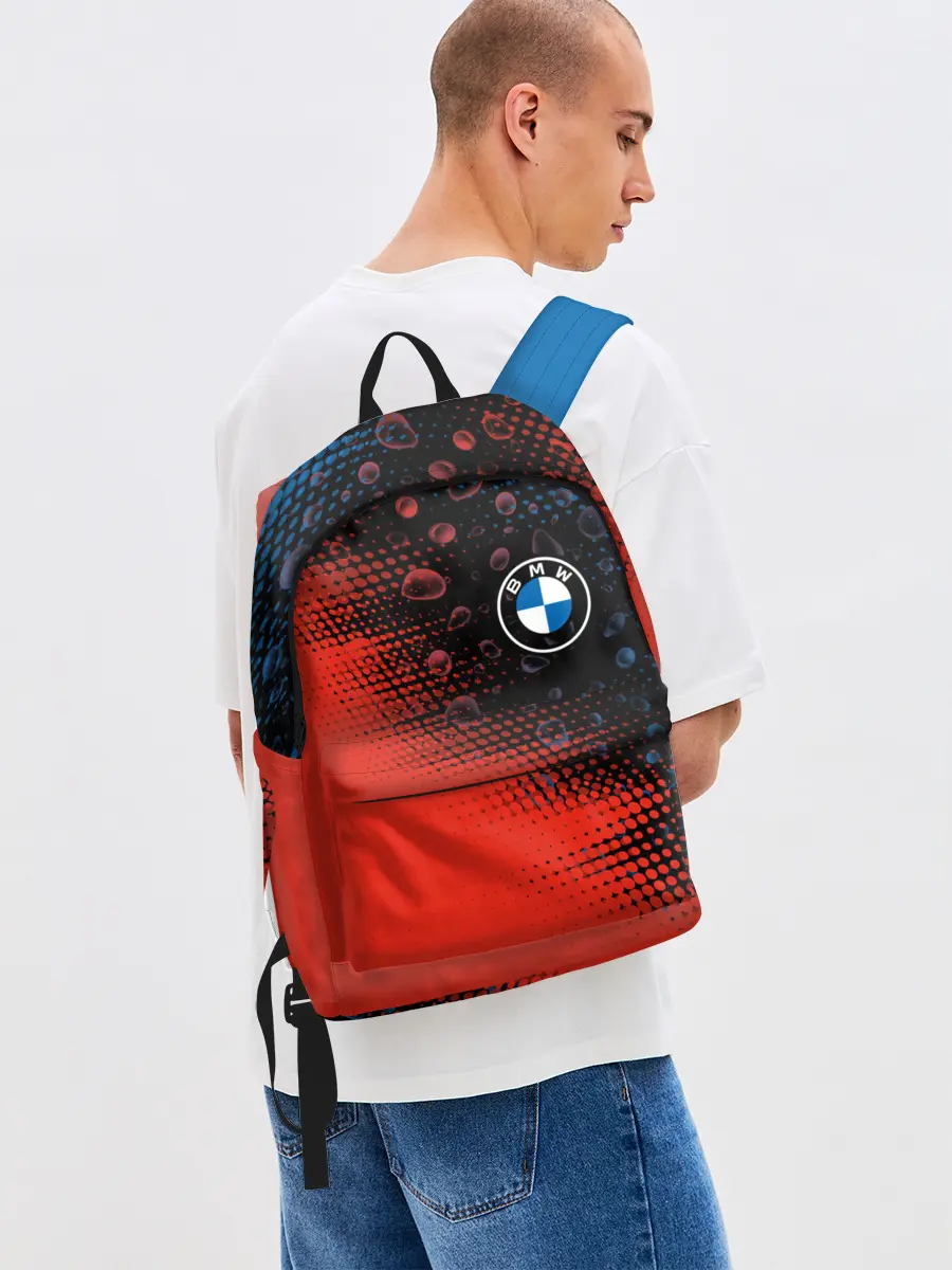 Рюкзак джинсовый / BMW / БМВ