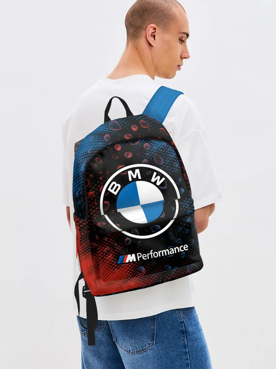 Рюкзак джинсовый / BMW / БМВ