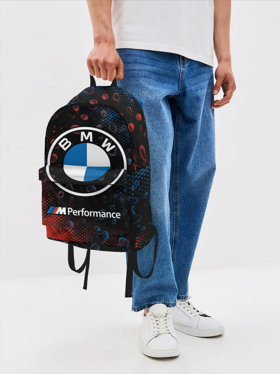 Рюкзак джинсовый / BMW / БМВ