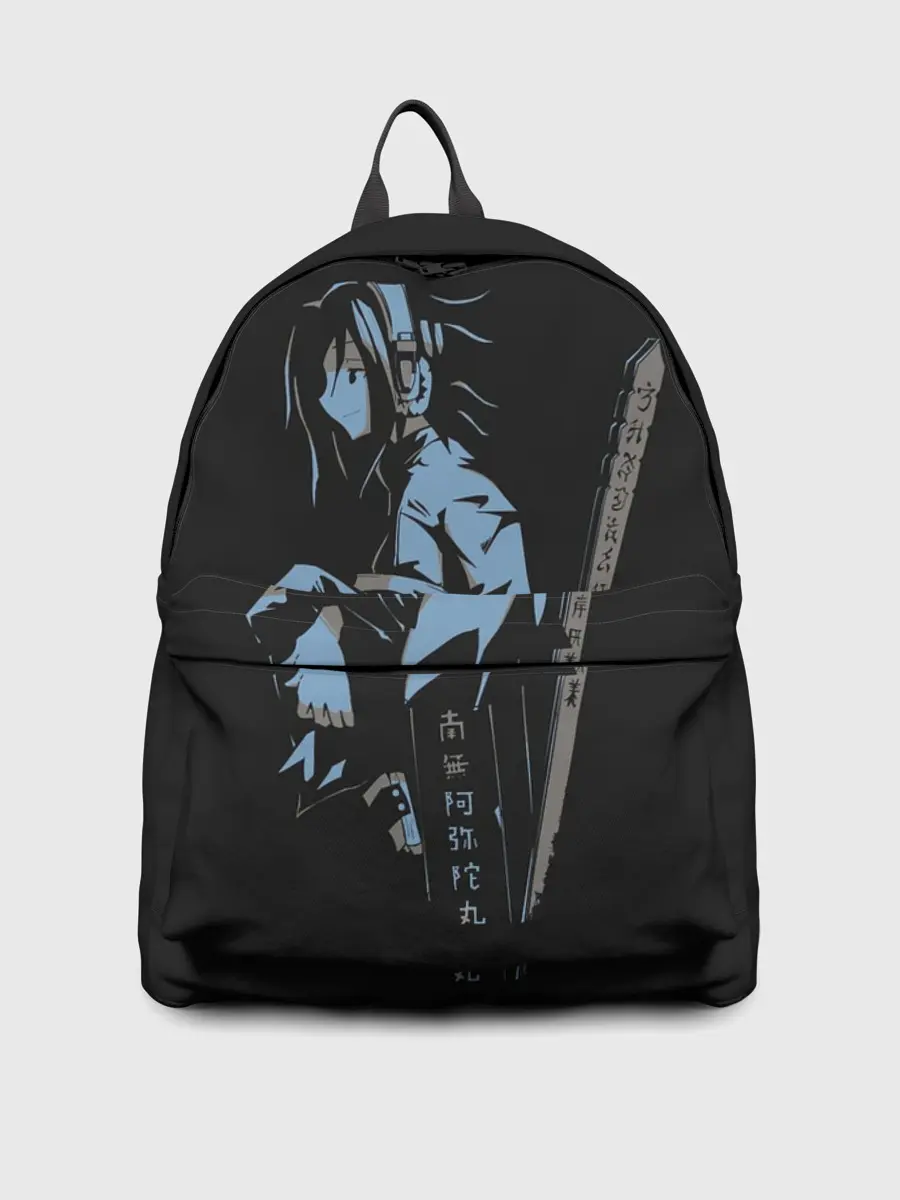 Рюкзак джинсовый / Голубое очертание Йо Асакуры