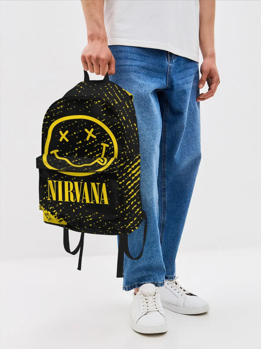 Рюкзак джинсовый / NIRVANA / НИРВАНА