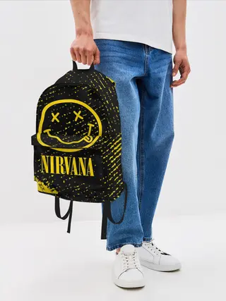 Рюкзак джинсовый / NIRVANA / НИРВАНА
