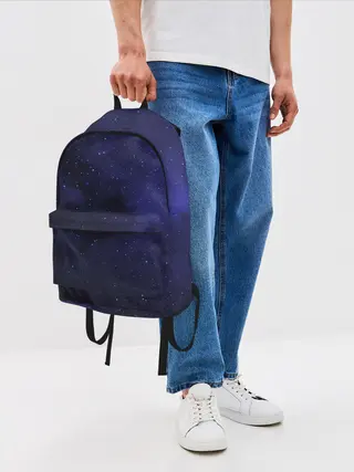 Рюкзак джинсовый / Космос