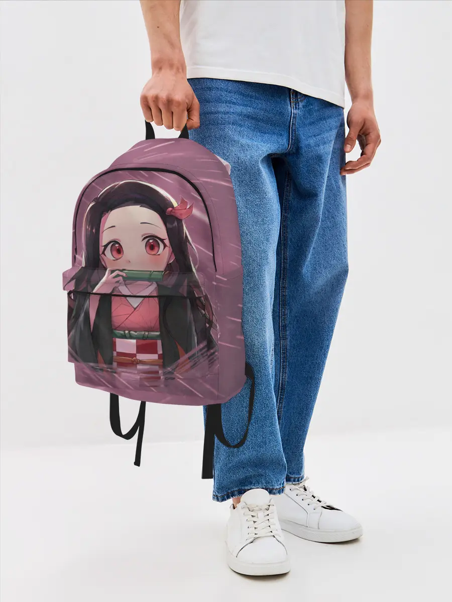 Рюкзак джинсовый / Незуко Камадо