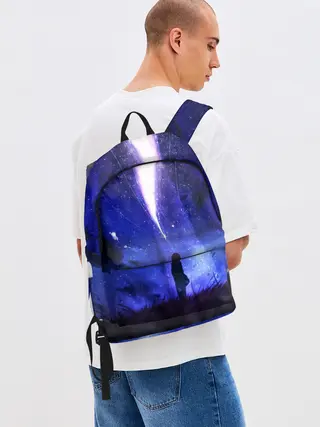 Рюкзак джинсовый / ТВОЕ ИМЯ