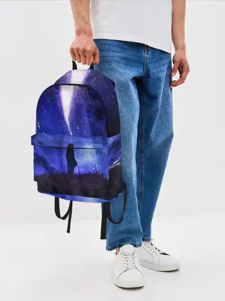 Рюкзак джинсовый / ТВОЕ ИМЯ