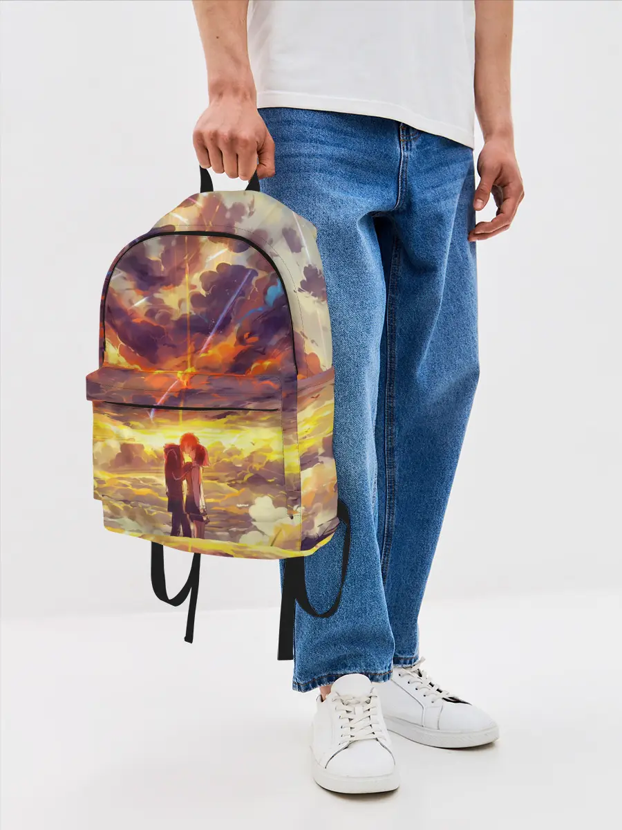 Рюкзак джинсовый / ТВОЕ ИМЯ