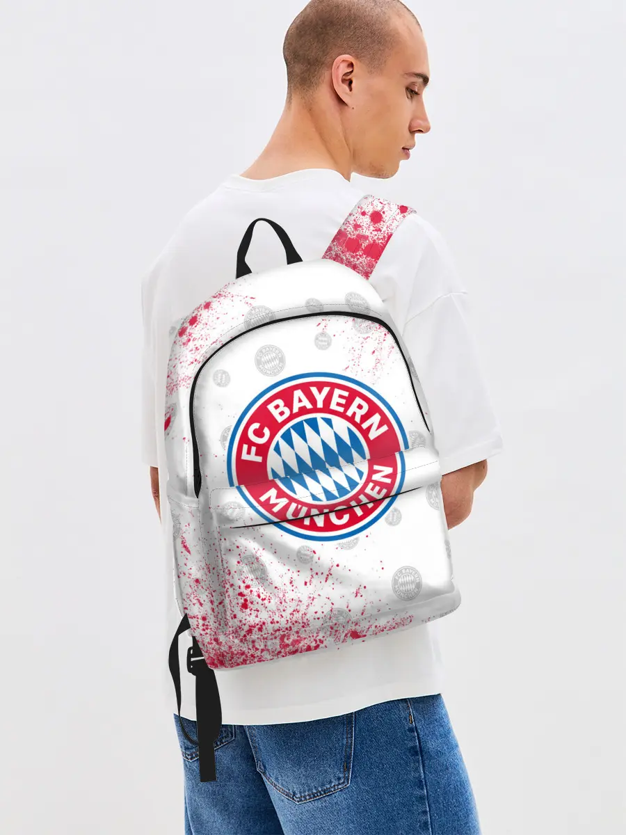 Рюкзак джинсовый / FC BAYERN / БАВАРИЯ