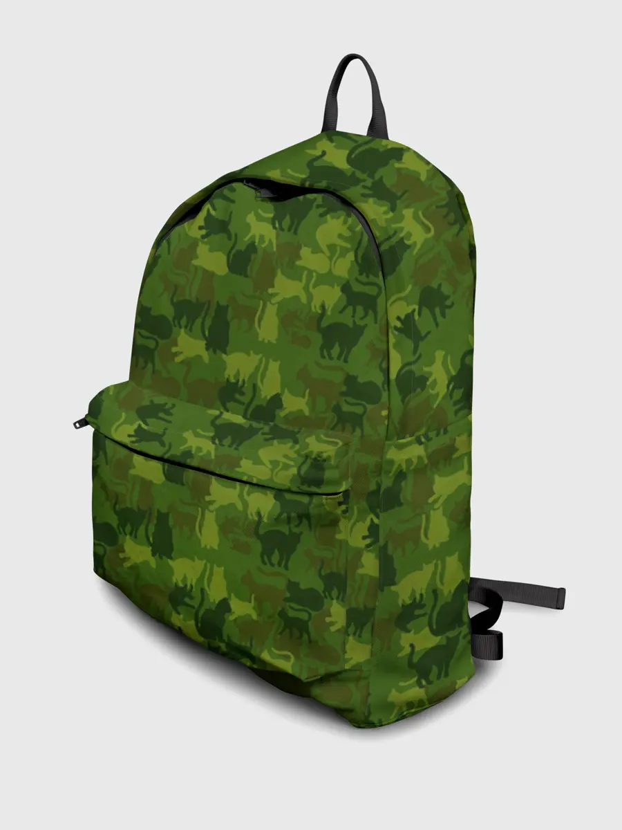 Рюкзак джинсовый / Камуфляж | Котики