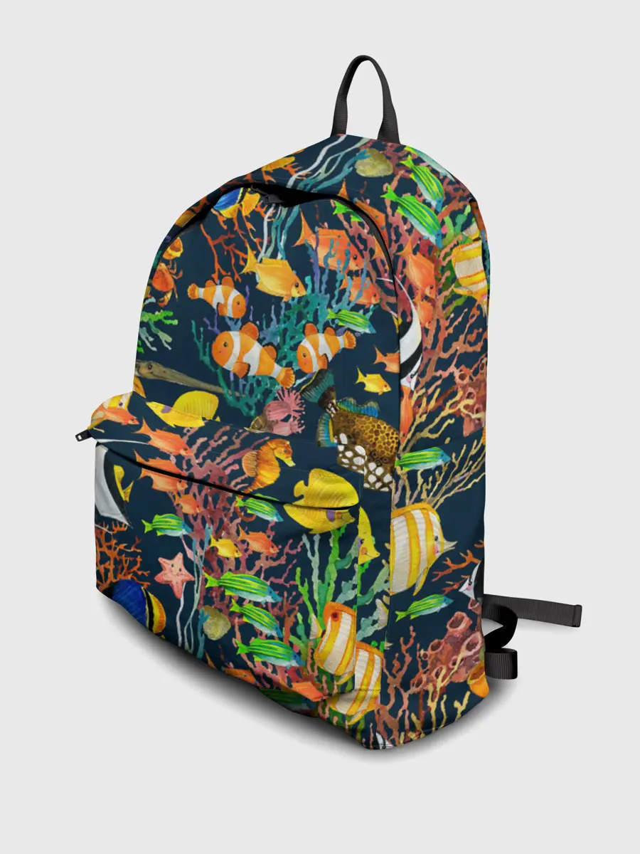 Рюкзак джинсовый / Морской мир