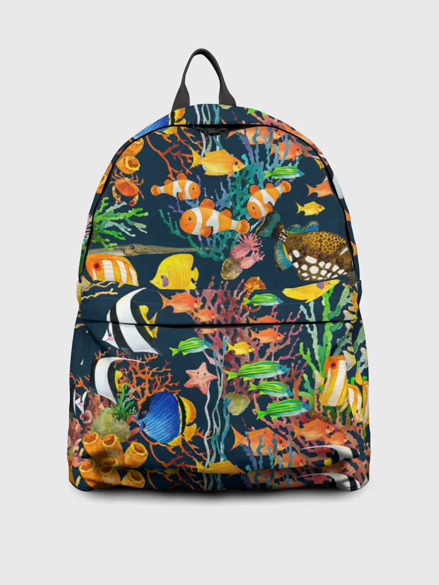 Рюкзак джинсовый / Морской мир