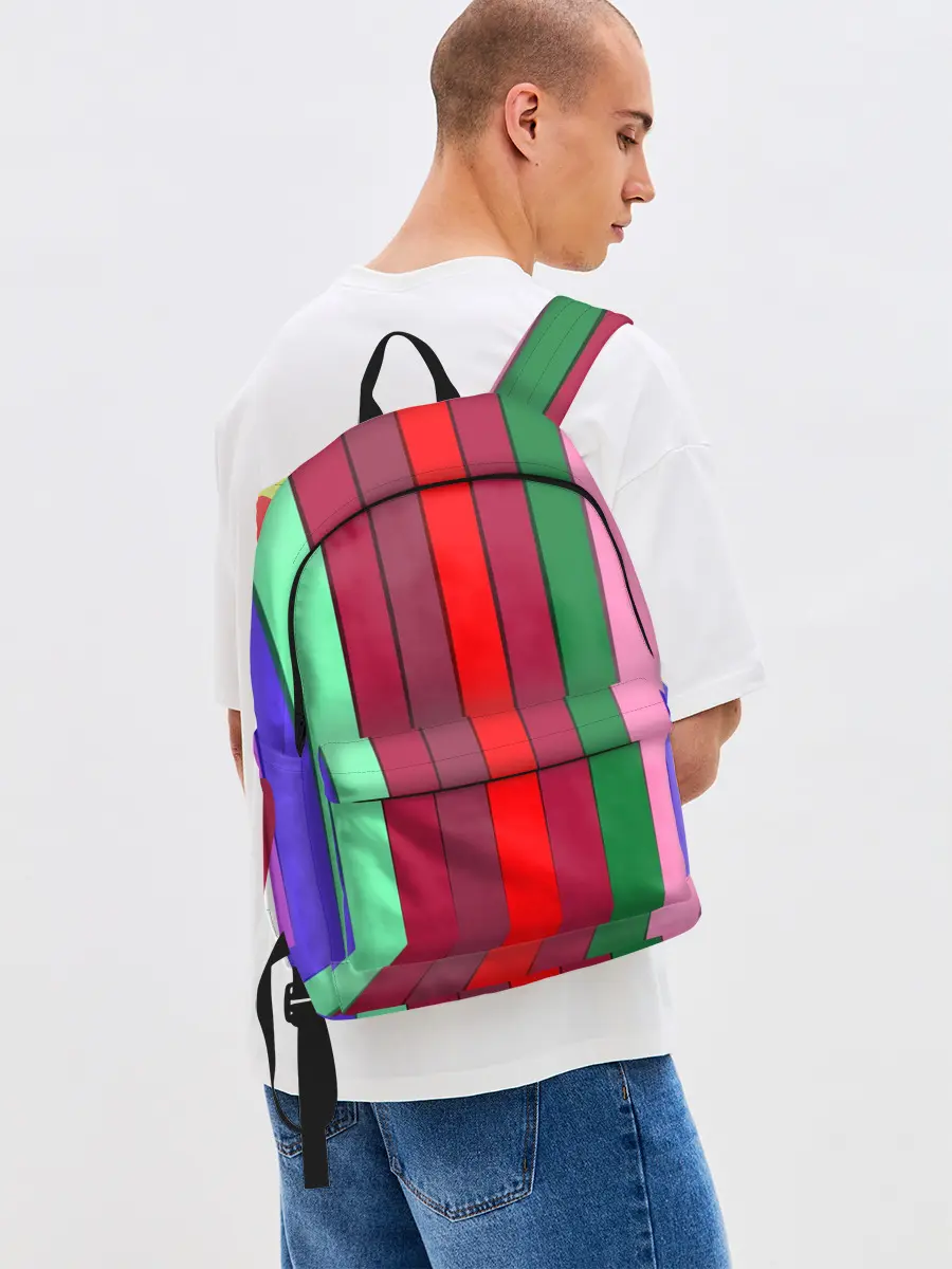 Рюкзак джинсовый / радуга