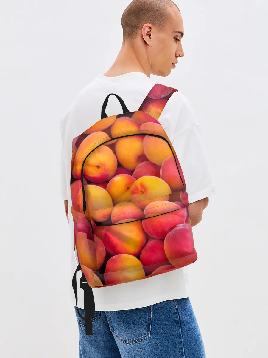 Рюкзак джинсовый / Персики