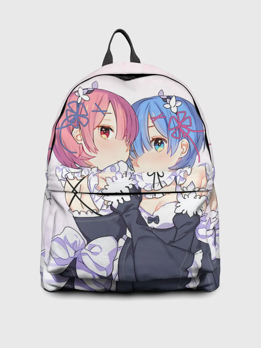 Рюкзак джинсовый / Re:Zero, Рам и Рем