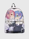 Рюкзак джинсовый / Re:Zero, Рам и Рем