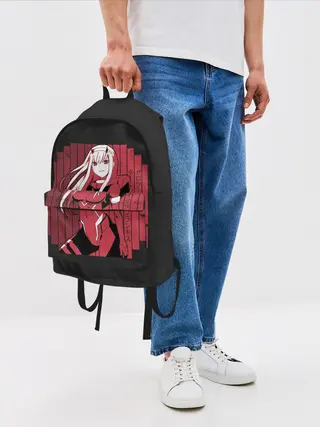 Рюкзак джинсовый / Zero Two в костюме