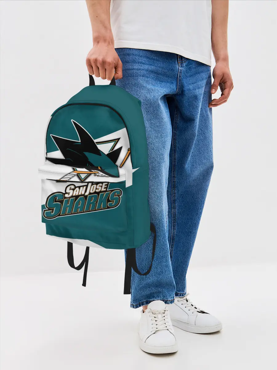 Рюкзак джинсовый / Сан Хосе Шаркс